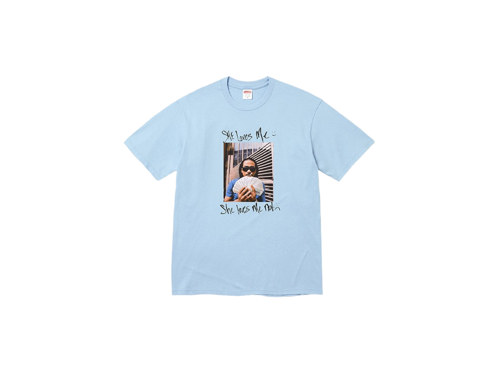 Supreme Max B Tee Powder Blue-Supreme-pikastore.cz