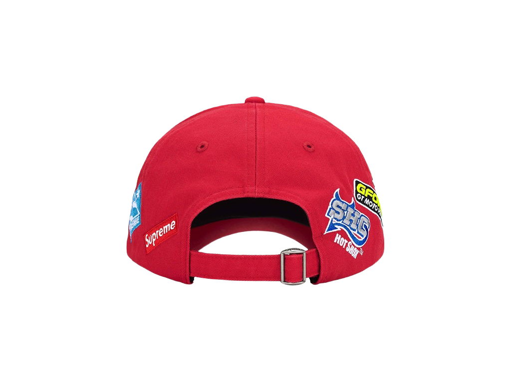 Supreme Racing Team 6-Panel Red-Supreme-pikastore.cz