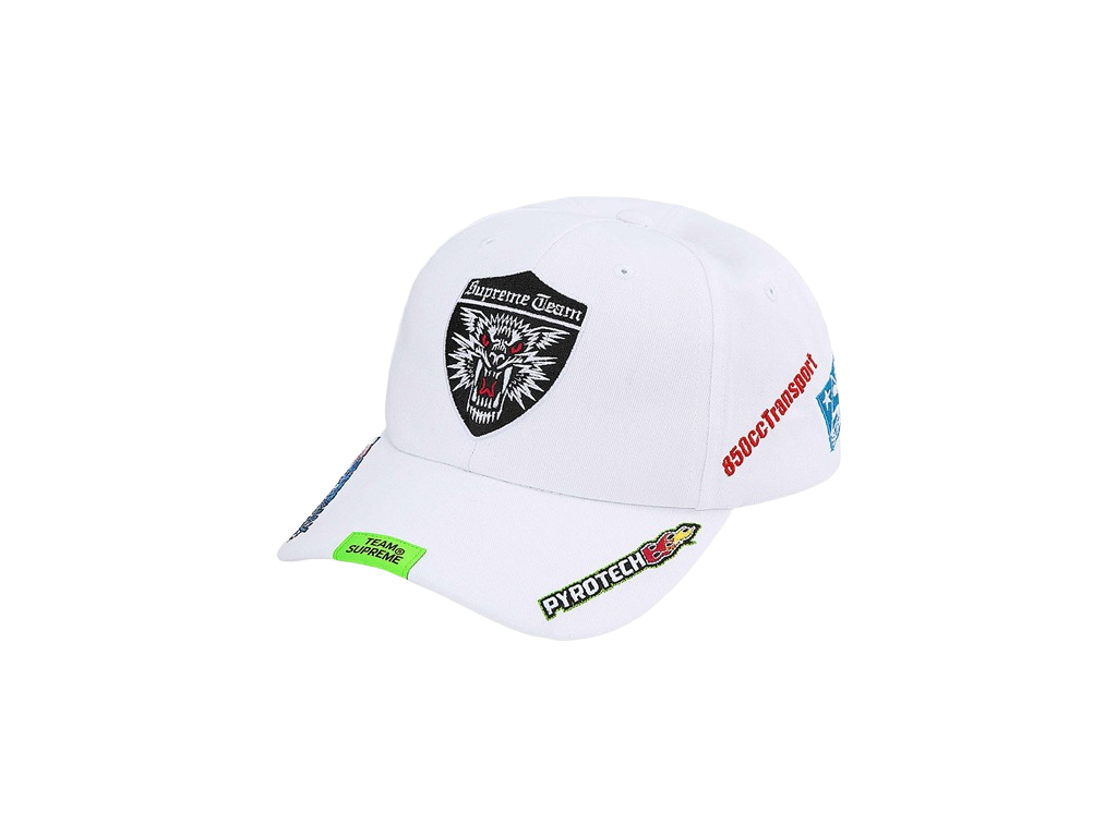 Supreme Racing Team 6-Panel White-Supreme-pikastore.cz
