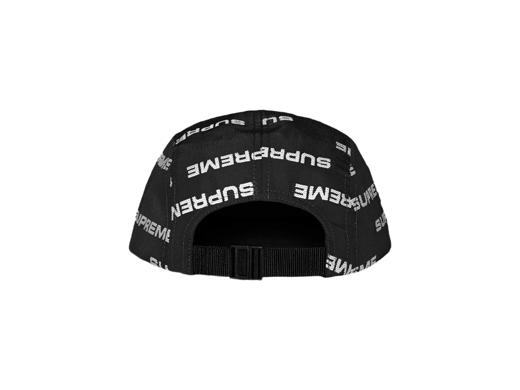 Supreme Reflective Jacquard Camp Cap Black-Supreme-pikastore.cz