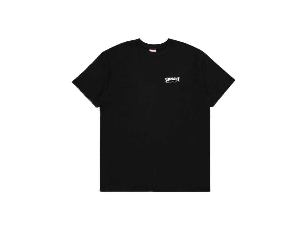 Supreme Thrasher Cross Tee Black-Supreme-pikastore.cz