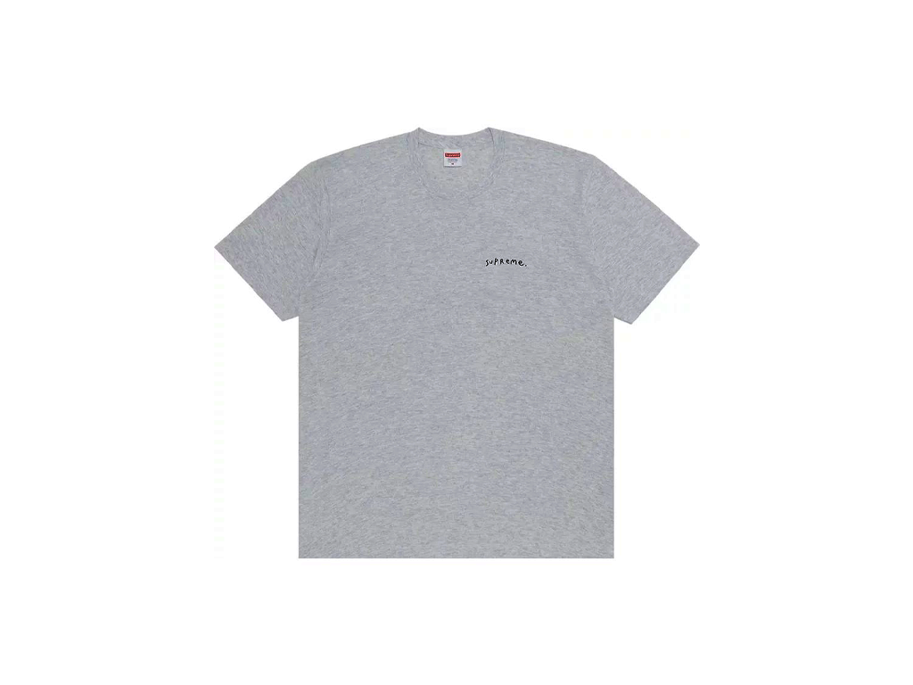 Supreme Yin Yang Tee Ash Grey