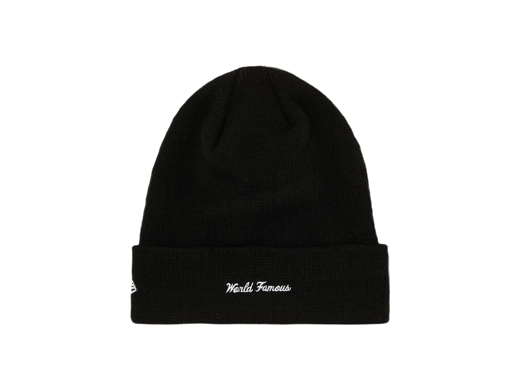 Supreme x New Era Box Logo Beanie Black-Supreme-pikastore.cz