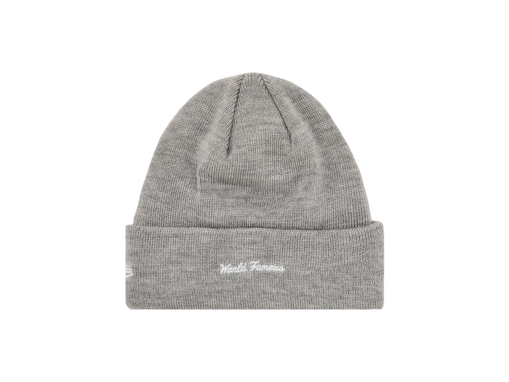 Supreme x New Era Box Logo Beanie Heather Grey-Supreme-pikastore.cz