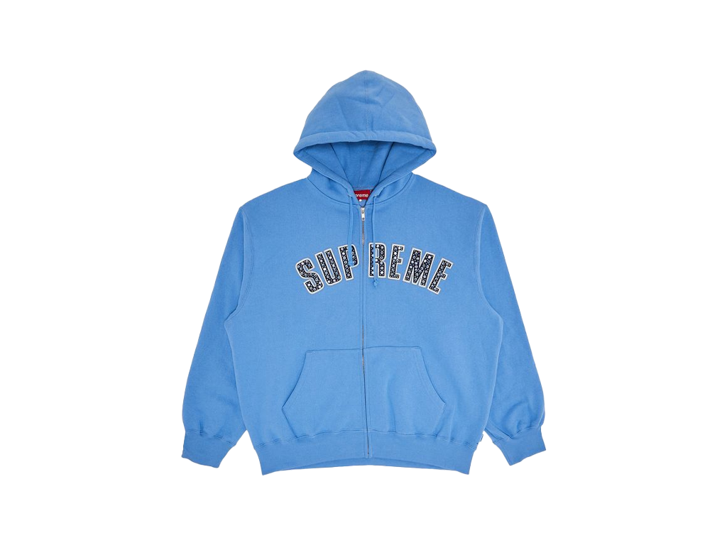 Supreme b.b. Simon Zip Up Hooded Sweatshirt Blue-Supreme-pikastore.cz