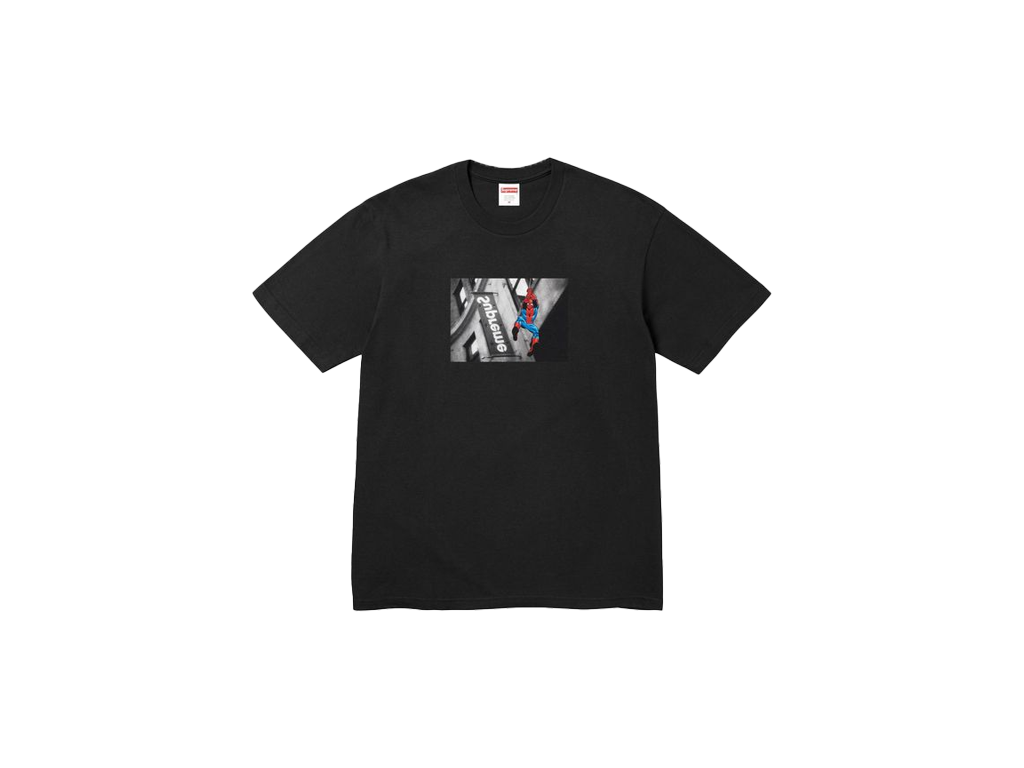 Supreme x Spider-Man Tee Black-Supreme-pikastore.cz