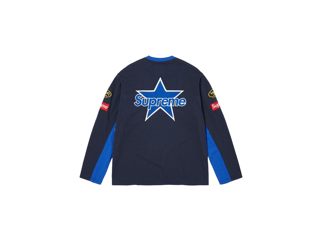 Supreme x Vanson Leathers Long-Sleeve Top Navy