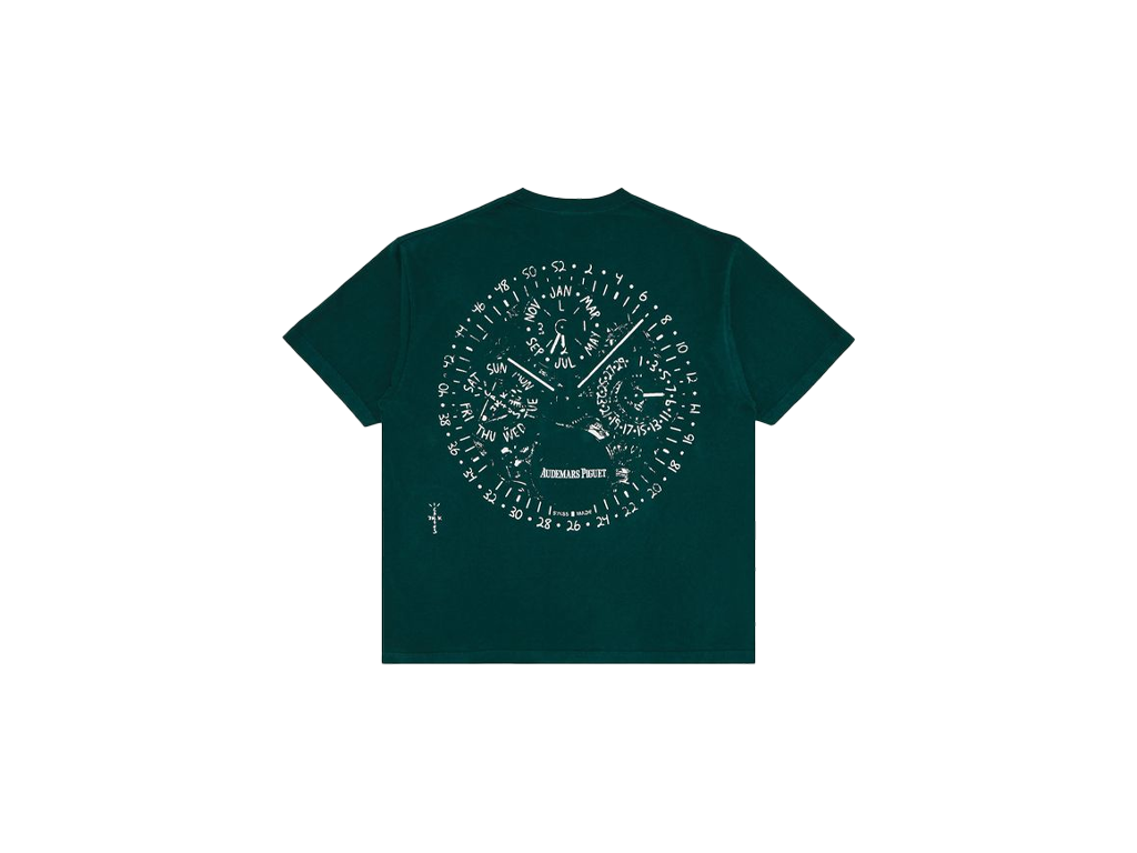 Travis Scott x Audemars Piguet Watch Face Tee Green – tričko