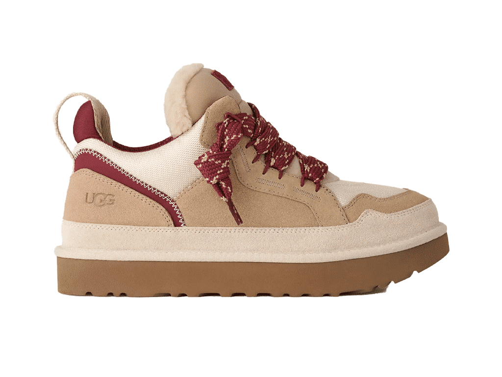 UGG Lowmel Driftwood Biking Red-UGG-pikastore.cz