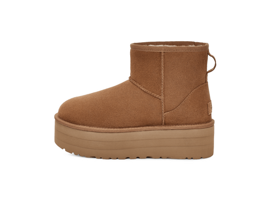 UGG klasične mini čizme s platformom boje kestena (ženske)