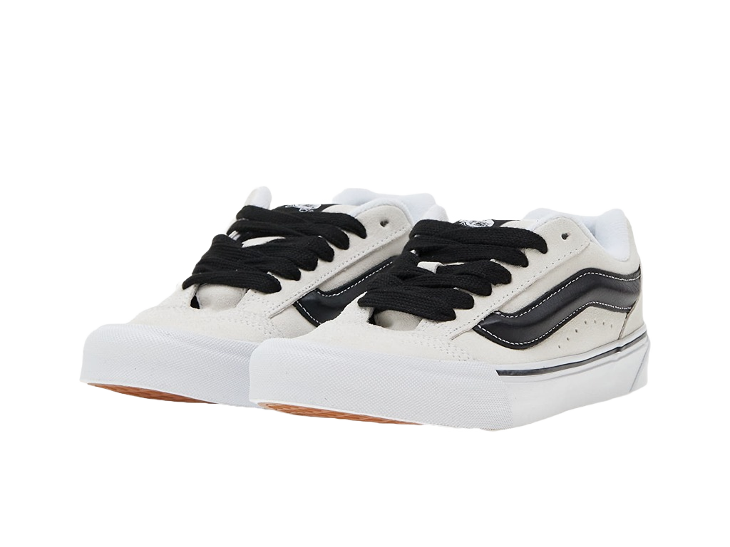 Vans Knu-Skool Suede - White Black-Vans-pikastore.cz
