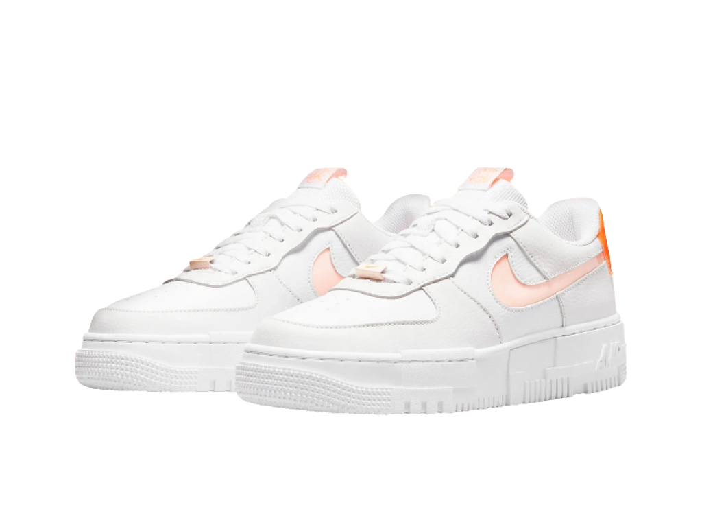 Wmns Air Force 1 Pixel White Crimson Tint