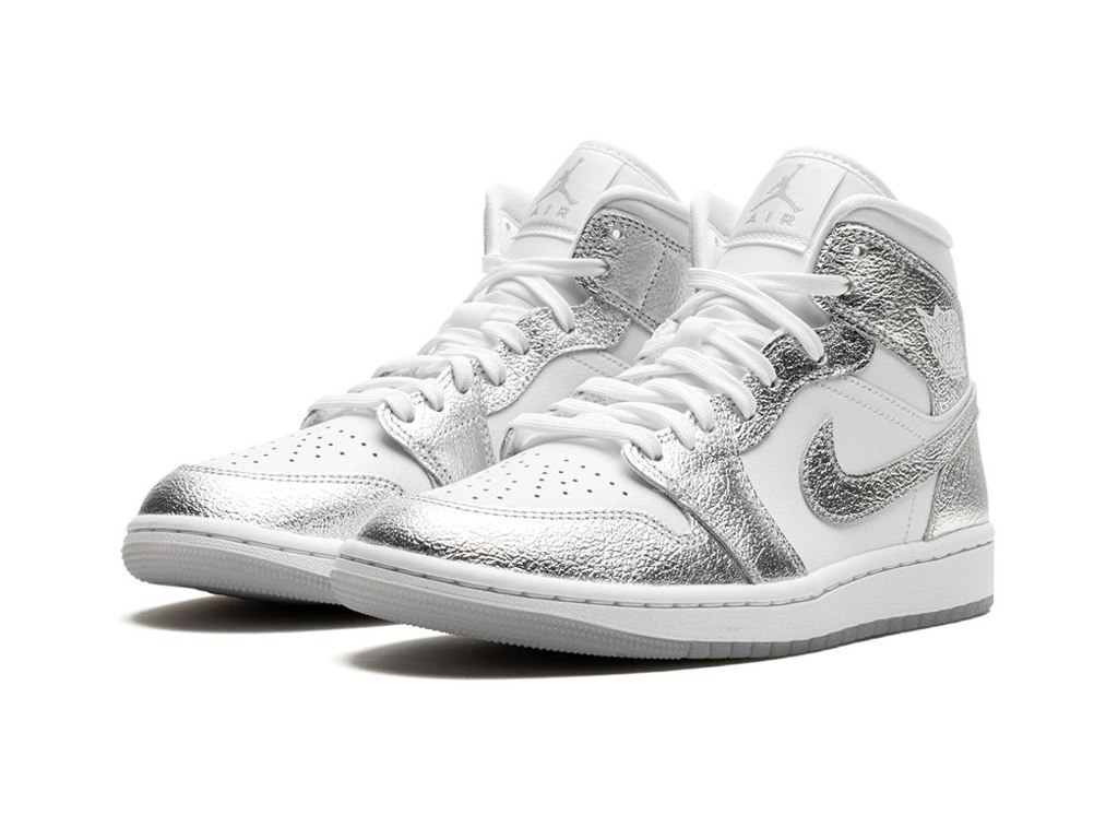 Nike Wmns Air Jordan 1 Mid SE Metallic Silver-Air Jordan-pikastore.cz