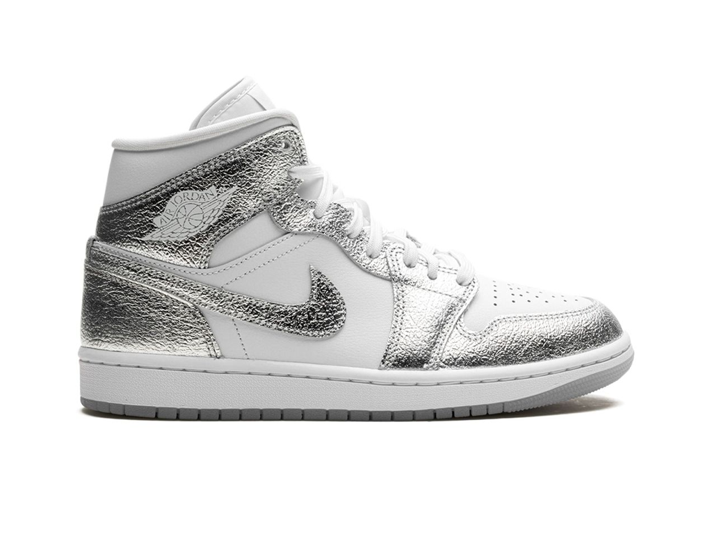 Nike Wmns Air Jordan 1 Mid SE Metallic Silver-Air Jordan-pikastore.cz