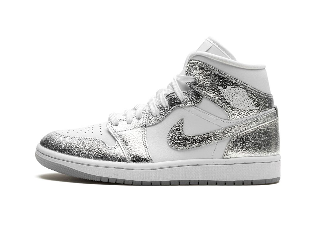 Nike Wmns Air Jordan 1 Mid SE Metallic Silver-Air Jordan-pikastore.cz
