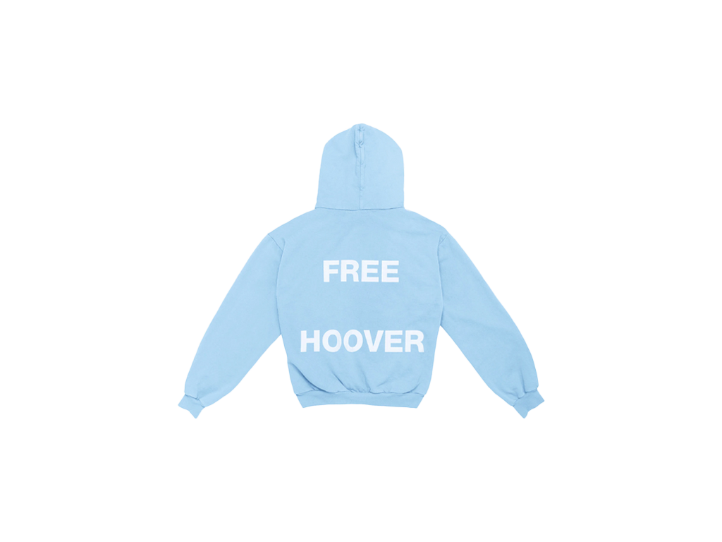 Yeezy Kanye West & Drake Free Hoover Hoodie Light Blue-Yeezy-pikastore.cz