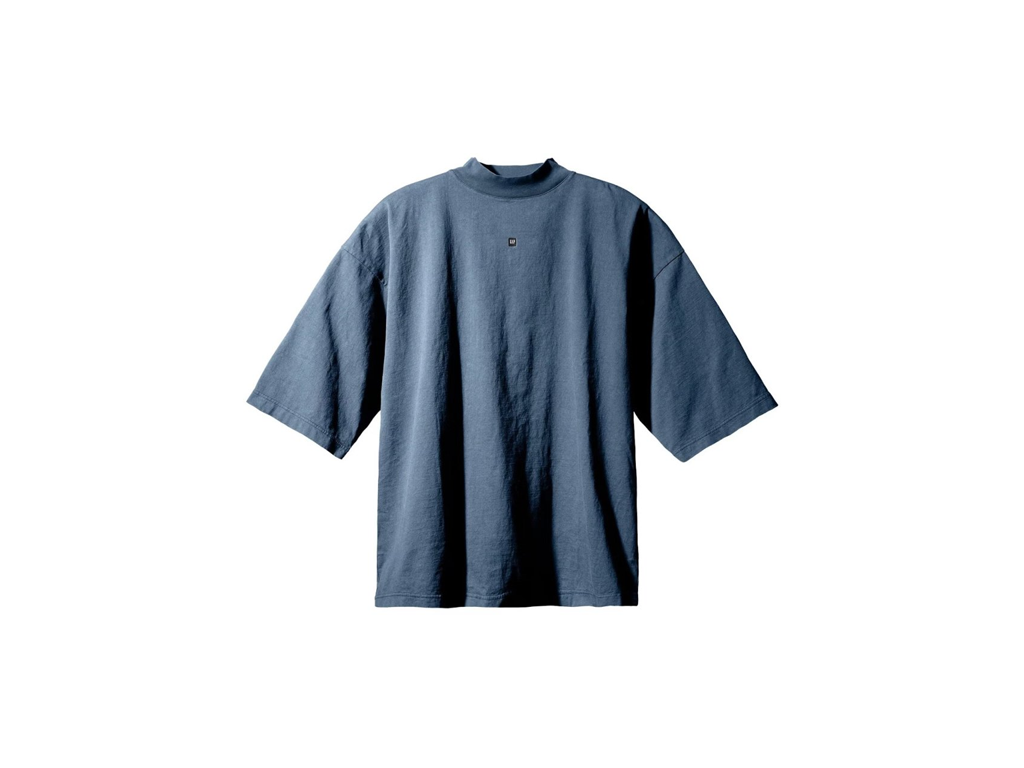 Yeezy Gap Logo 3/4 Sleeve Tee Dark Blue-Yeezy-pikastore.cz