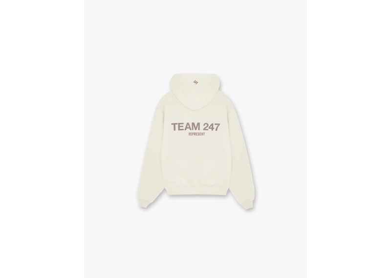 Represent Team 247 Oversized Hoodie Cream-Represent-pikastore.cz