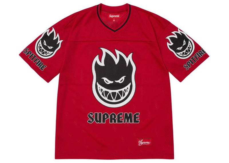 Supreme x Spitfire Jersey Red