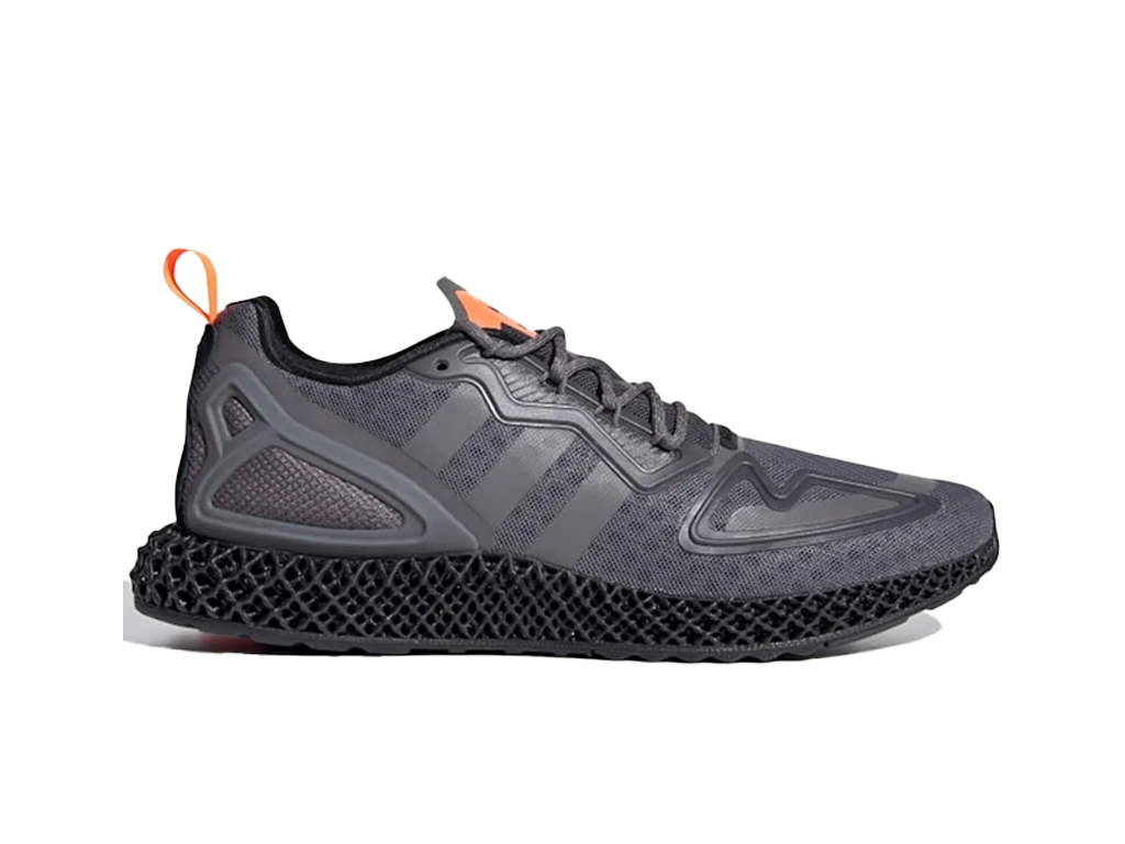adidas ZX 2K 4D Grey Four Solar Orange – sneakers – foto 3 van 5