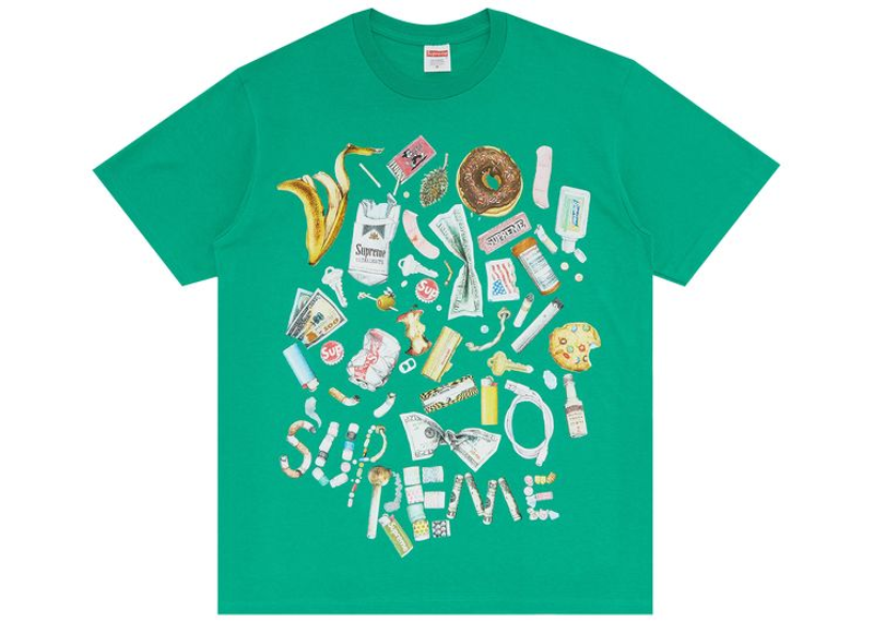 Supreme Trash Tee Green-Supreme-pikastore.cz