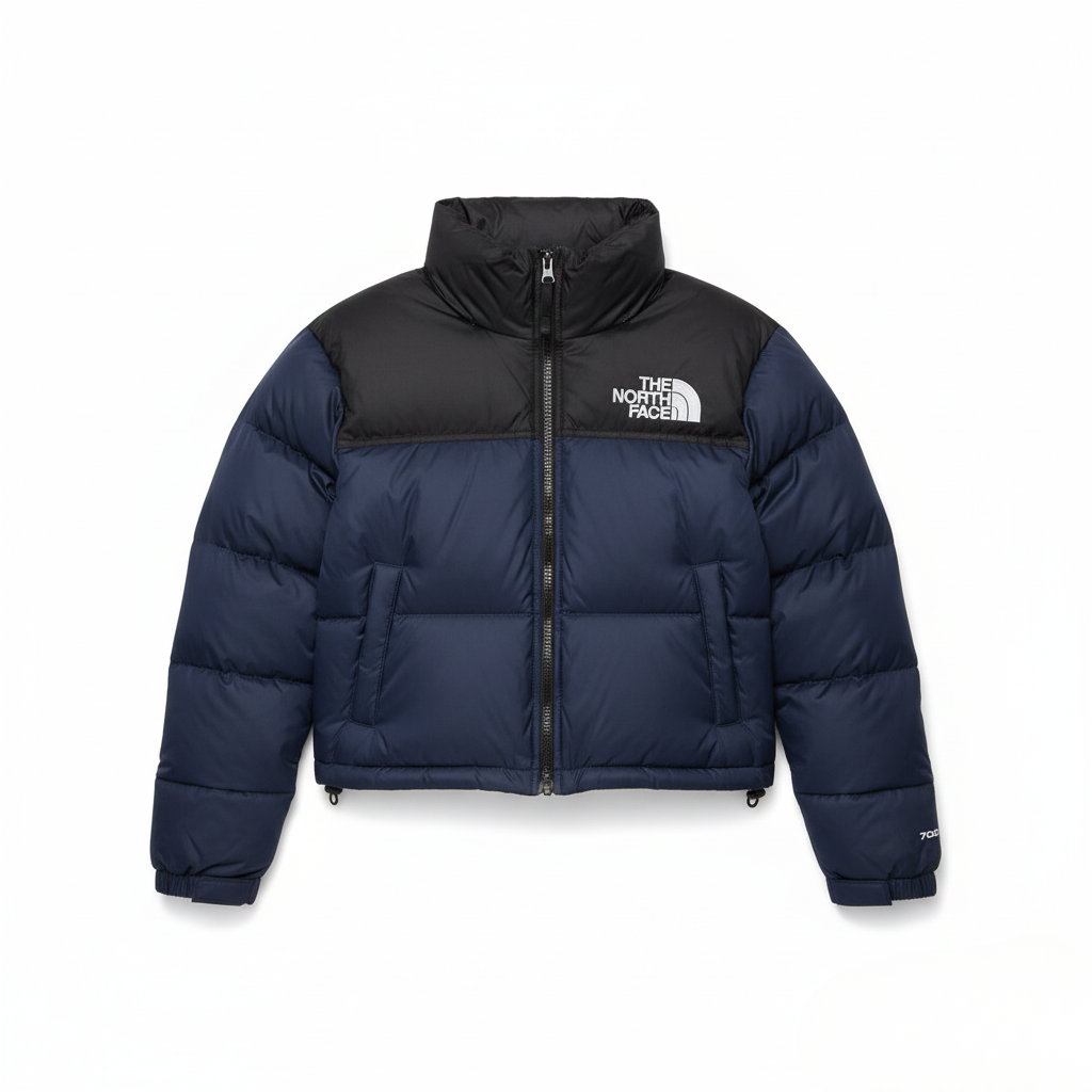 Nuptse Short Jacket Dark Blue-The North Face-pikastore.cz