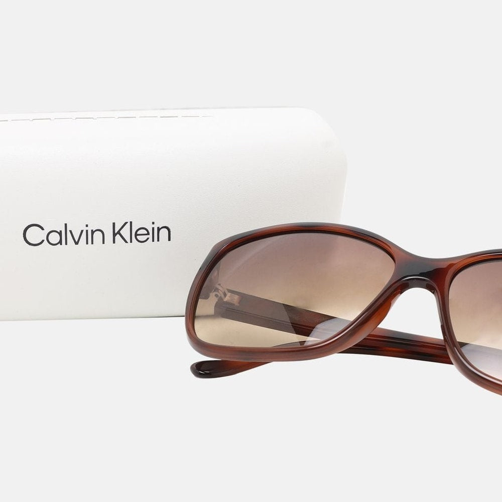 Calvin Klein Sunglasses Dark Brown – accessoires – foto 3 van 4