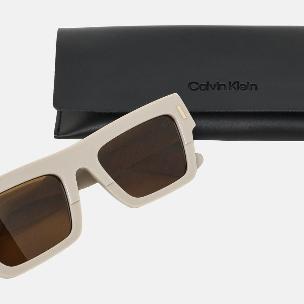 Calvin Klein Sunglasses Beige – szemüveg – fotó 3/4