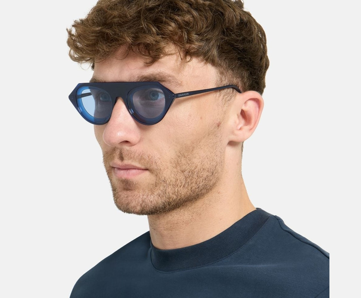 Calvin Klein Sunglasses Navy – akcesoria – zdjęcie 4 z 4