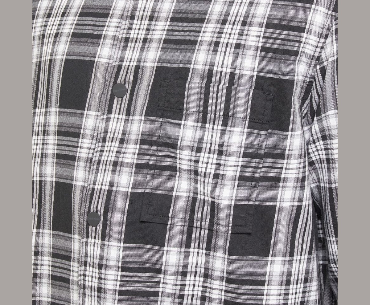 Calvin Klein Long-sleeved shirt Black – póló – fotó 3/5