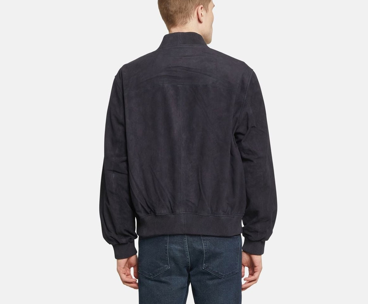 Calvin Klein Leather blouson Blue – odzież – zdjęcie 4 z 6