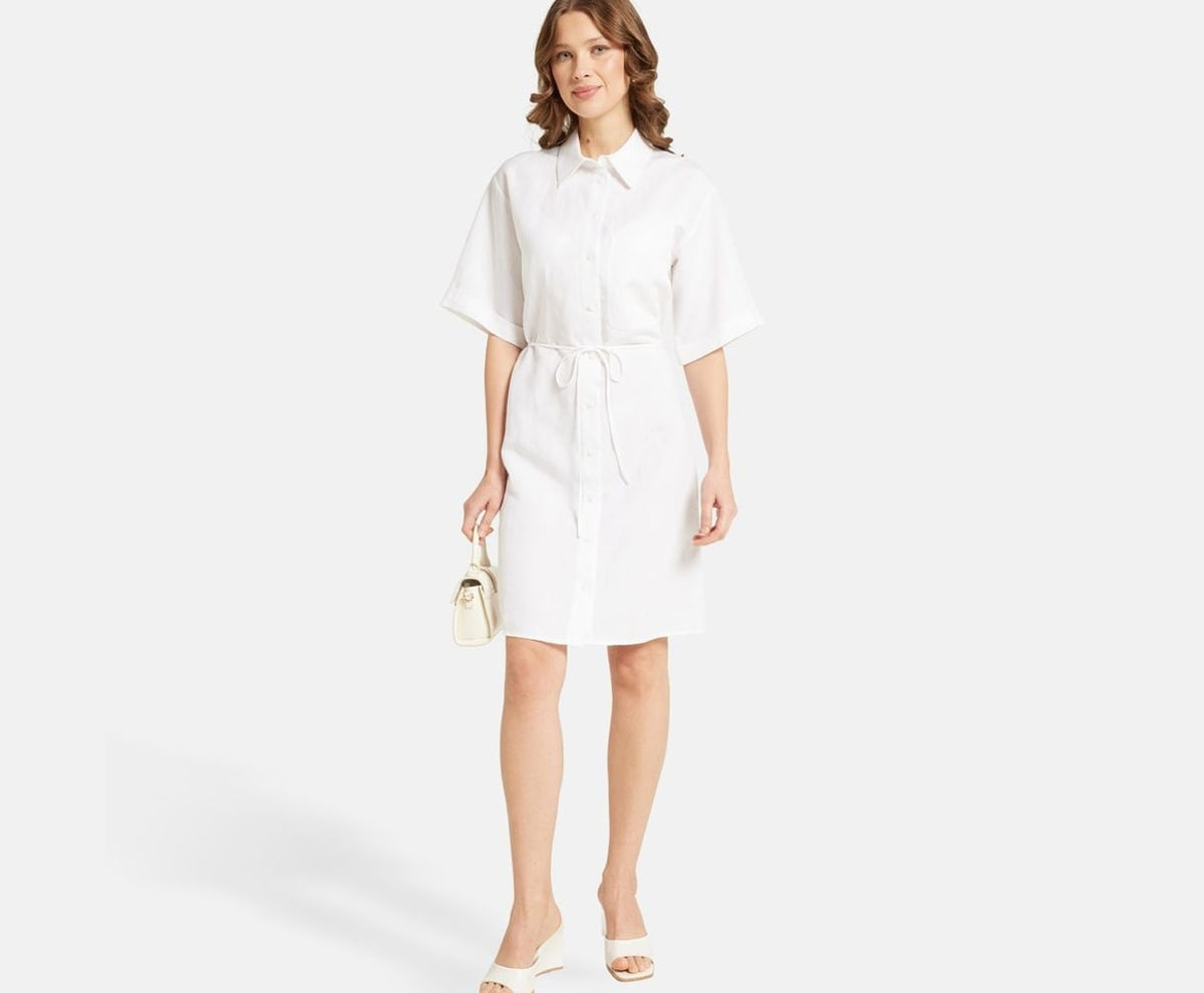 Calvin Klein Shirt dress White – camicia – foto 5 di 5