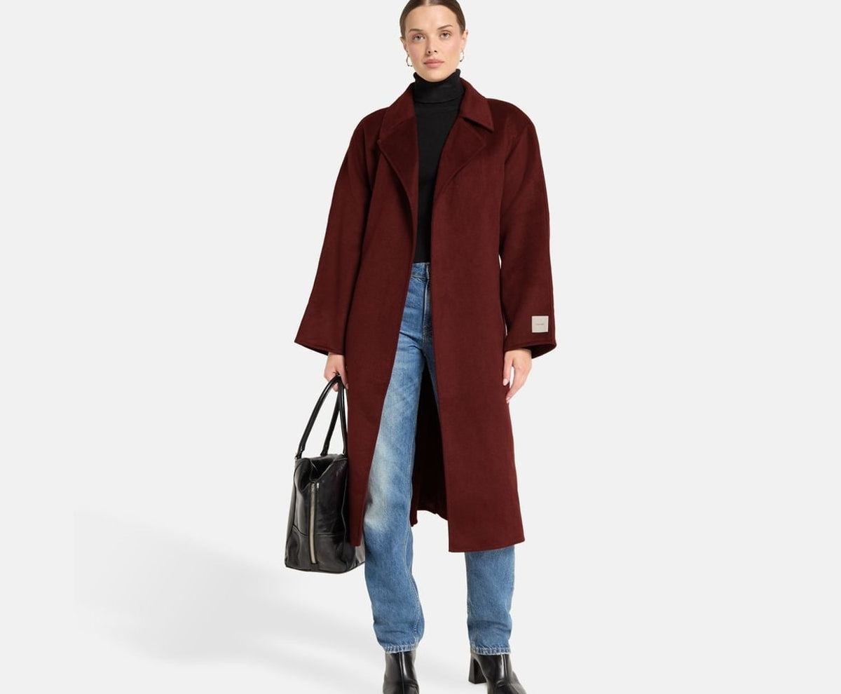 Calvin Klein Wool-blend coat Red – takki – kuva 6/6