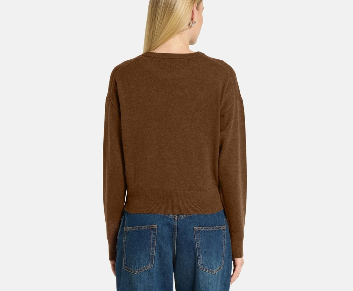 Calvin Klein Cashmere pullover Espresso Style Brown – huppari – kuva 4/5