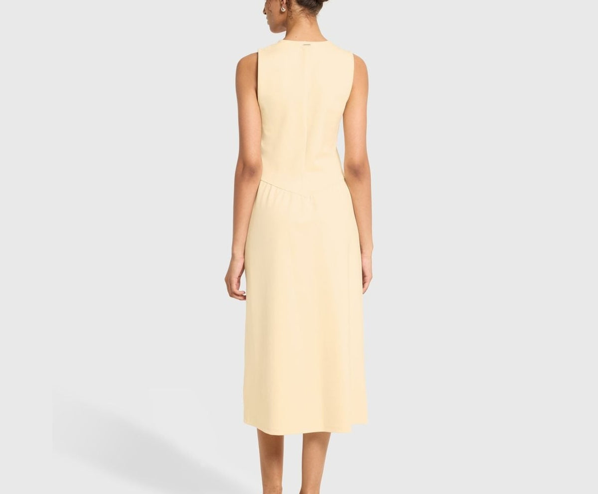 Calvin Klein Midi dress Light Yellow – vêtements – photo 4 sur 5