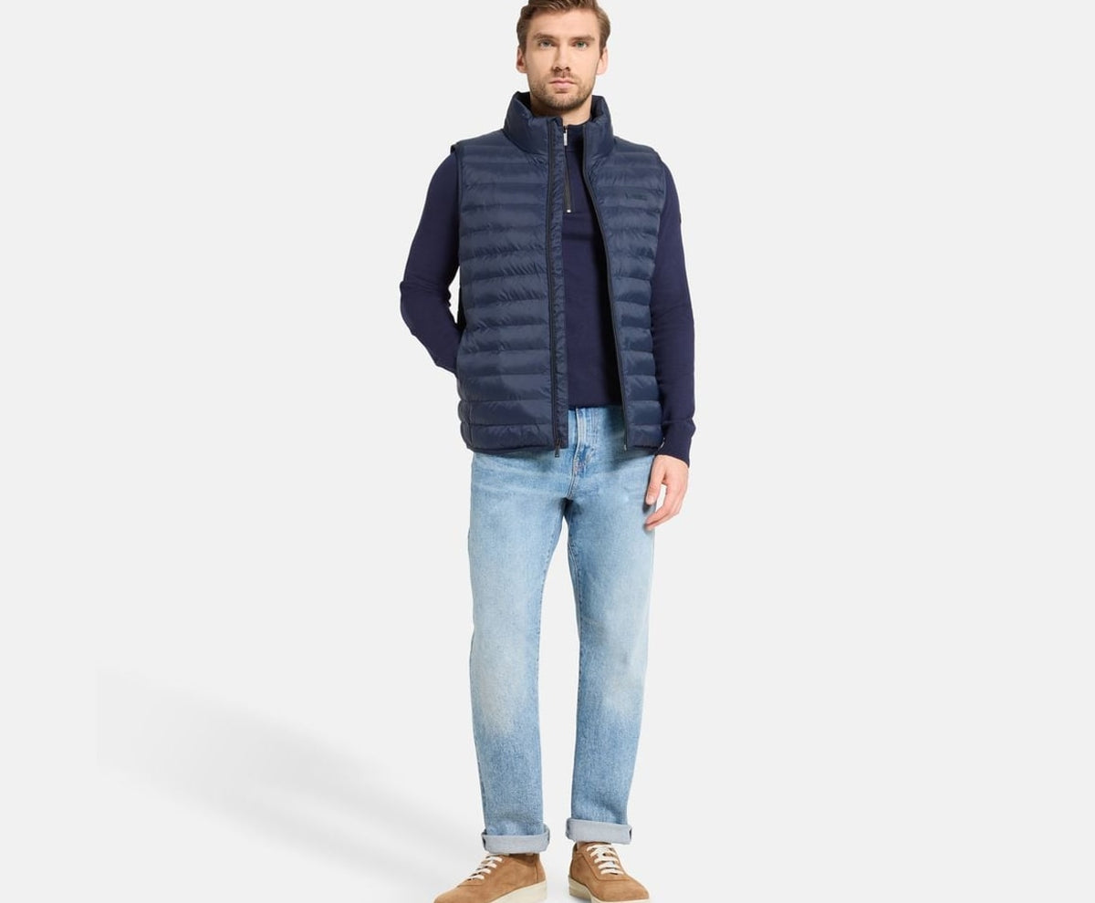 Calvin Klein Gilet Dark Blue – bunda – fotka 5 z 5