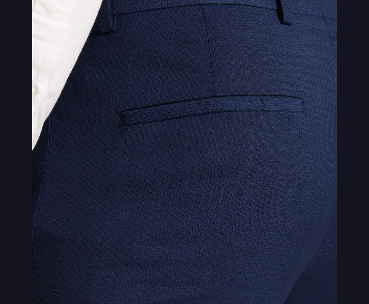 Calvin Klein Business trousers Dark Blue – nadrág – fotó 3/5