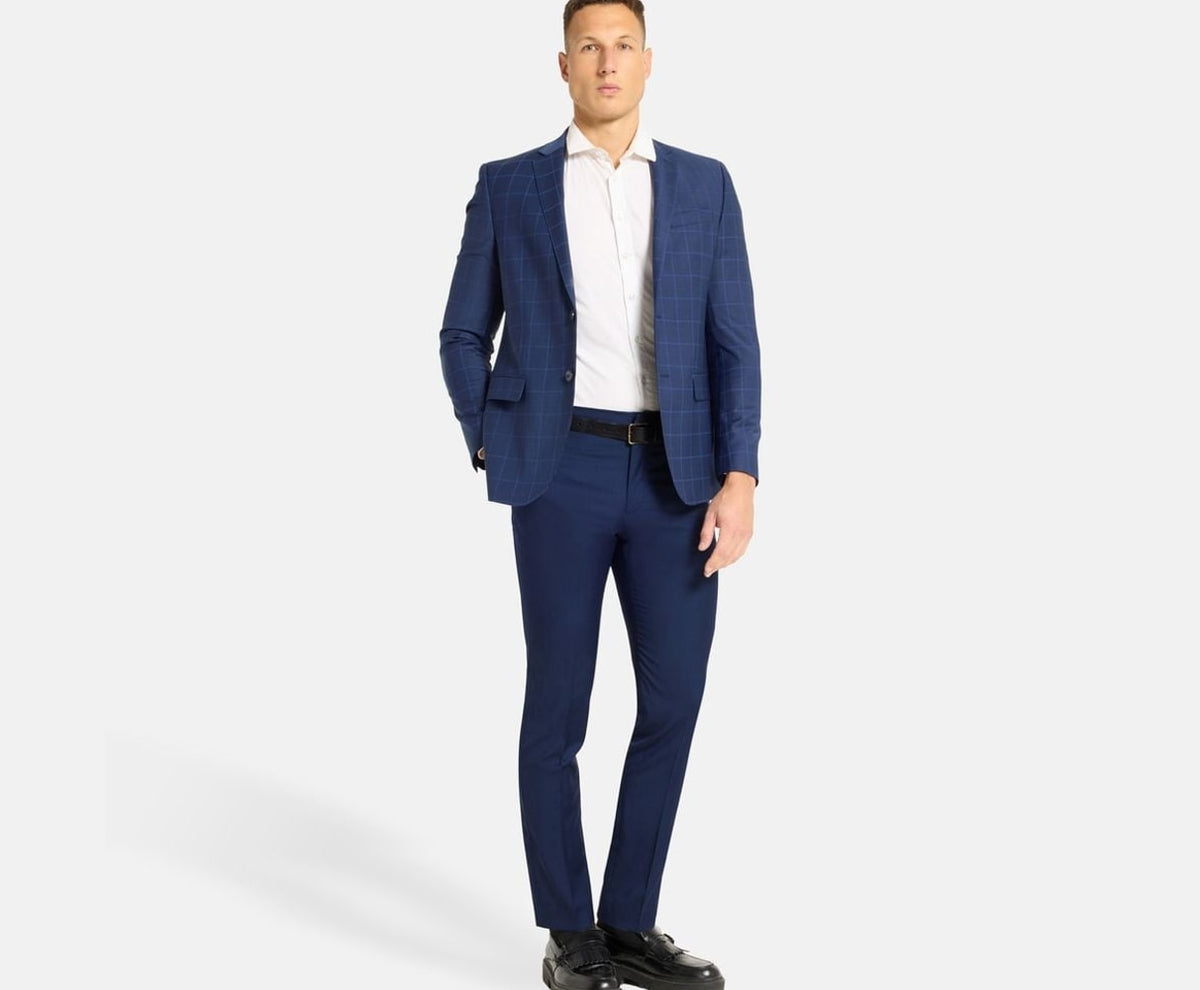 Calvin Klein Business trousers Dark Blue – nadrág – fotó 5/5