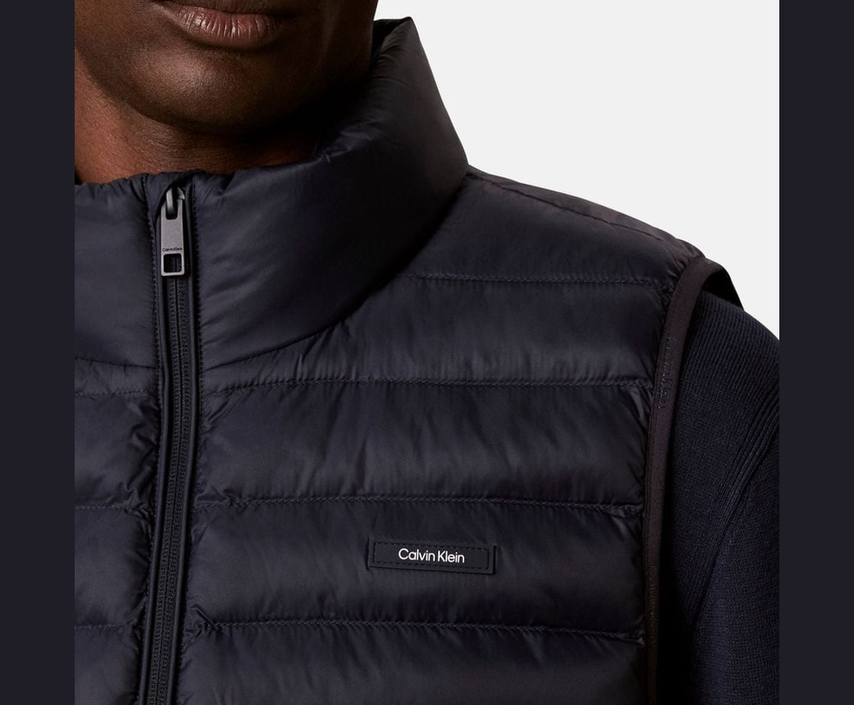 Calvin Klein Quilted gilet Dark Blue – kurtka – zdjęcie 3 z 5