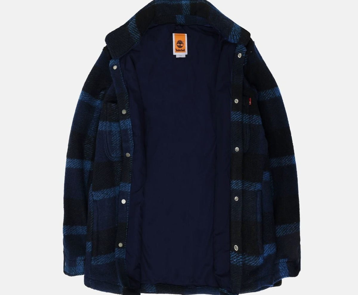 Timberland Wool-blend shacket Midnight Blue – clothing – photo 5 of 6