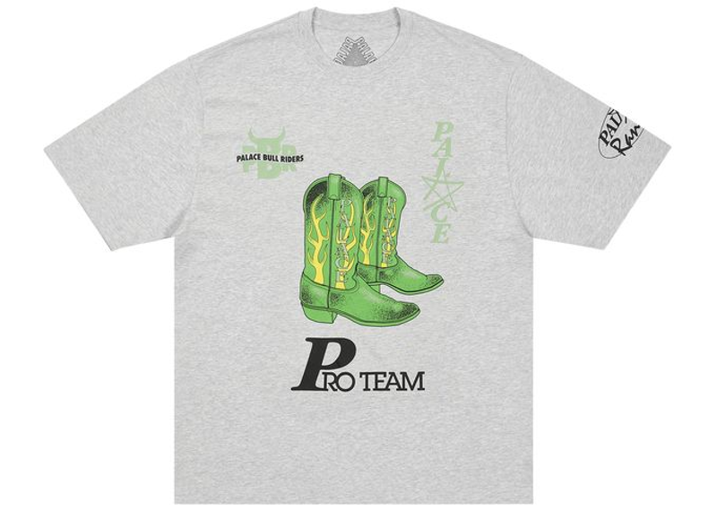 Palace Rodeyo T-Shirt Grey Marl-Palace-pikastore.cz