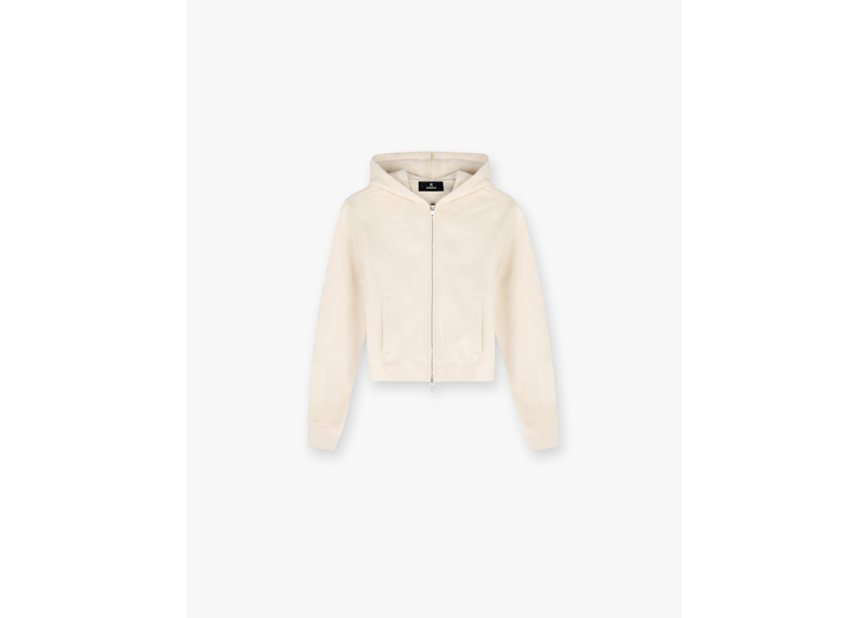 Represent WMNS Owners Club Slim Zip Hoodie Oat Milk-Represent-pikastore.cz