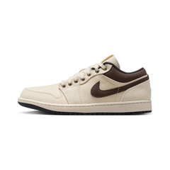 Jordan 1 Low Premium Pale Ivory Off Noir Baroque Brown
