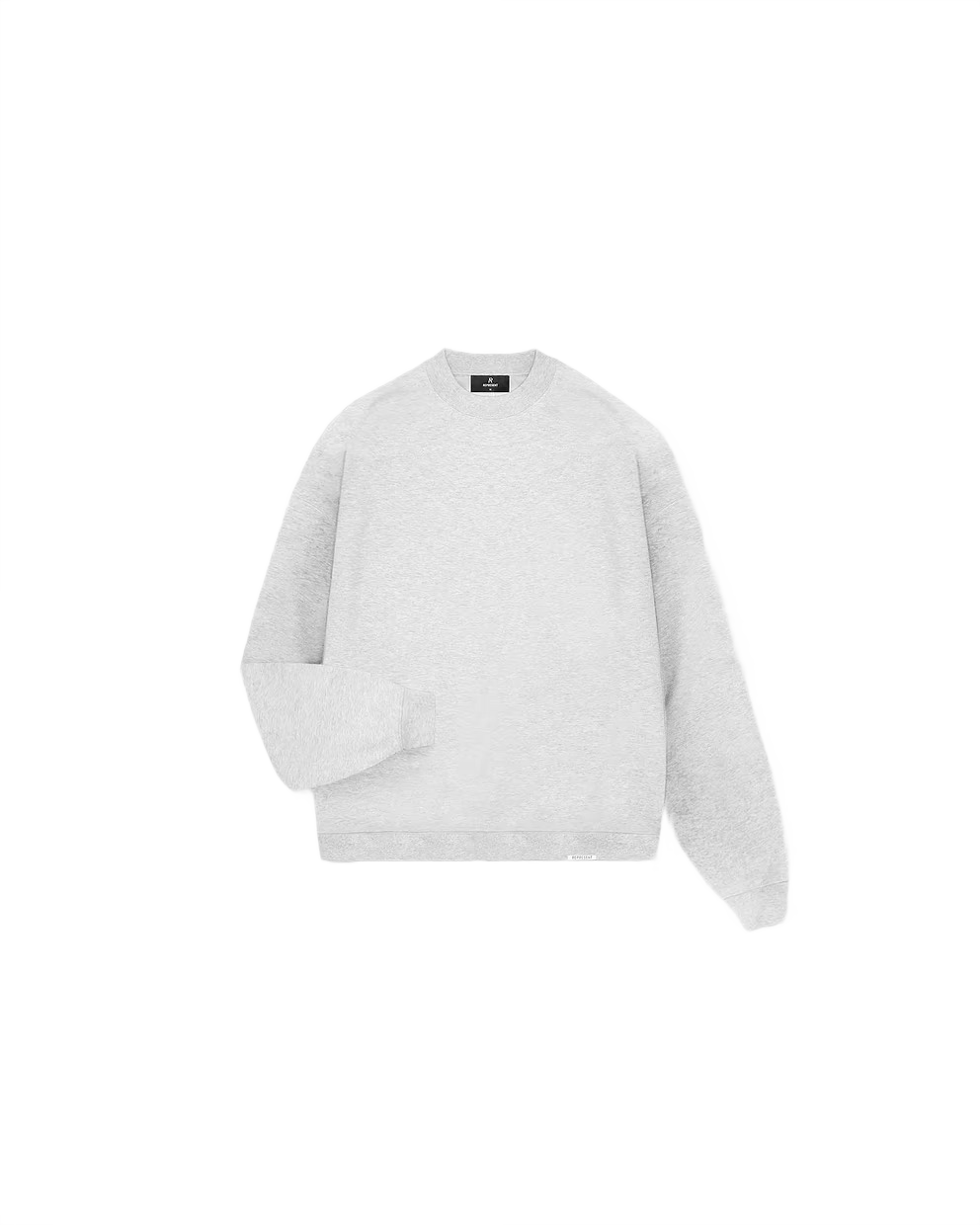 Represent Initial Boxy Sweater Ice Grey Marl-Represent-pikastore.cz
