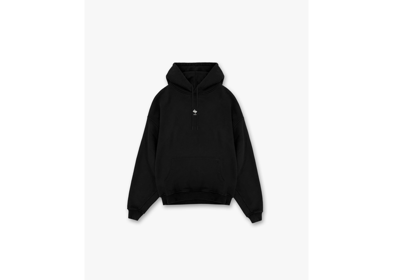Represent 247 Oversized Hoodie Jet Black-Represent-pikastore.cz
