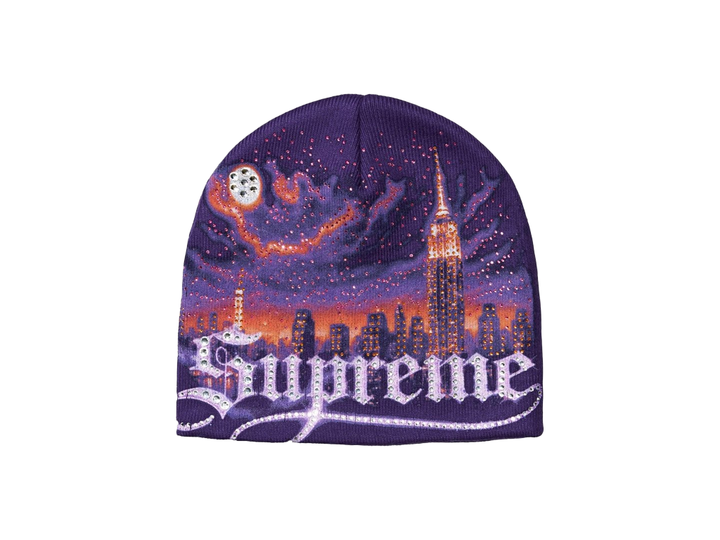 Supreme Cityscape Beanie Purple-Supreme-pikastore.cz