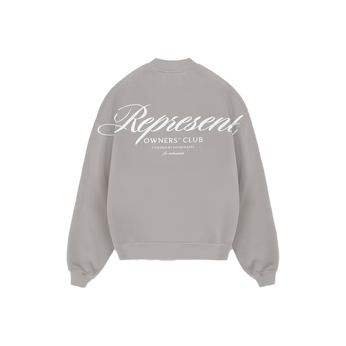 Represent Owners Club Script Crewneck Slate-Represent-pikastore.cz