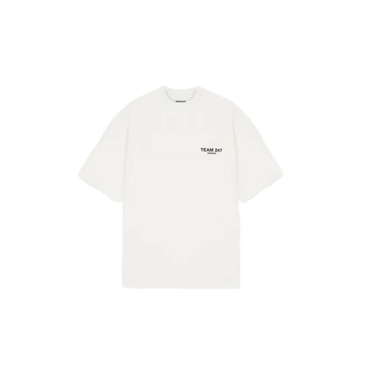 Represent Team 247 Oversized T-Shirt Flat White-Represent-pikastore.cz