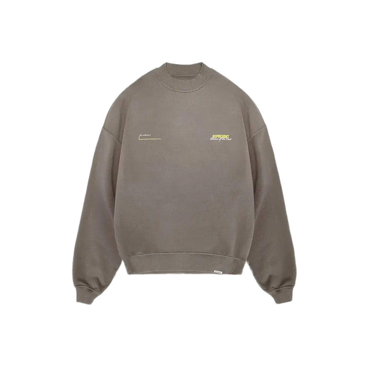 Represent Patron Of The Club Sweater Washed Olive-Represent-pikastore.cz