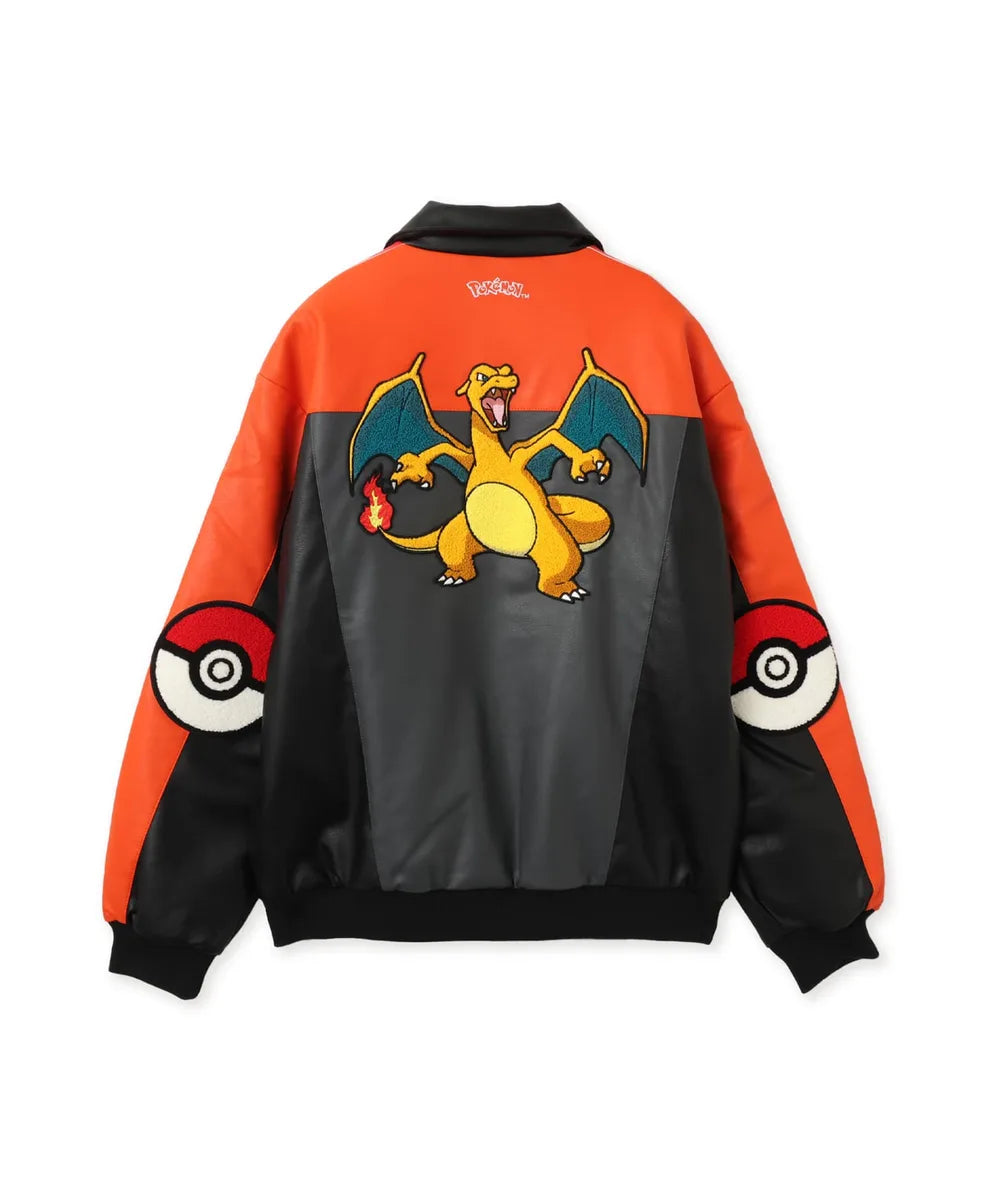 adidas x Pokémon 8 Ball Charizard Jacket Black/Collegiate Orange – jacka